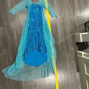 Sequined Elsa gown
